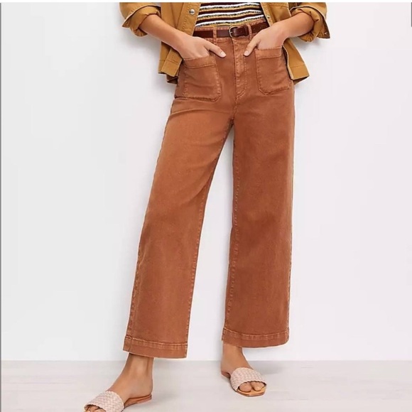 LOFT Brown Trousers - Picture 1 of 4